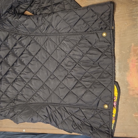 Joules Women's Black Quilted Barn Coat - Medium UK 12 US 8 - Picture 9 of 9